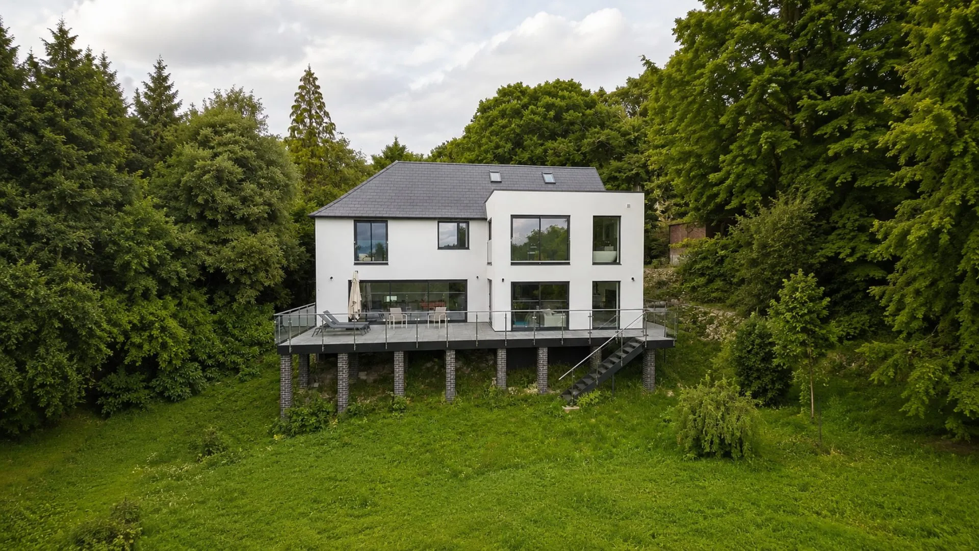 Westhall Road — modern white-rendered detached house